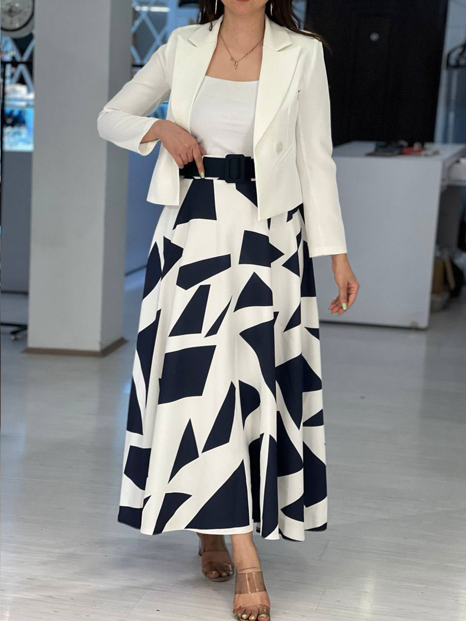 دامن کرپ مازراتی اسپرت مد