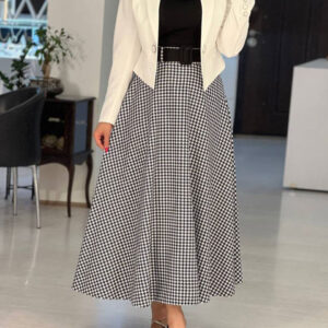 دامن زنانه مازراتی طرح پیچازی