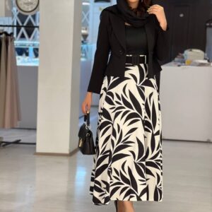 دامن طرح برگ